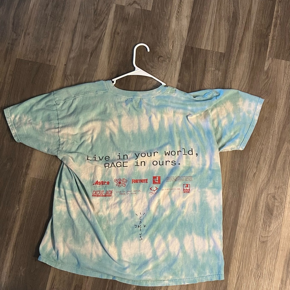 Travis scott(cactus jack) x fortnite collab tee
